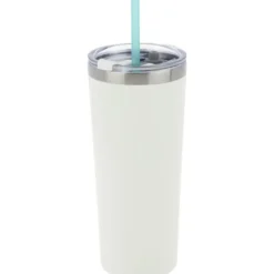 Colma Vacuum Tumbler with Straw - 22 oz. - Full Color