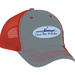 Color Accent Mesh Snapback Cap - Embroidered
