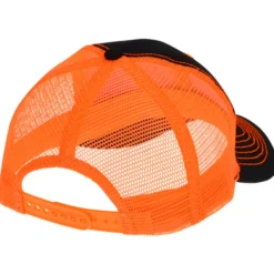 Color Accent Mesh Snapback Cap - Embroidered