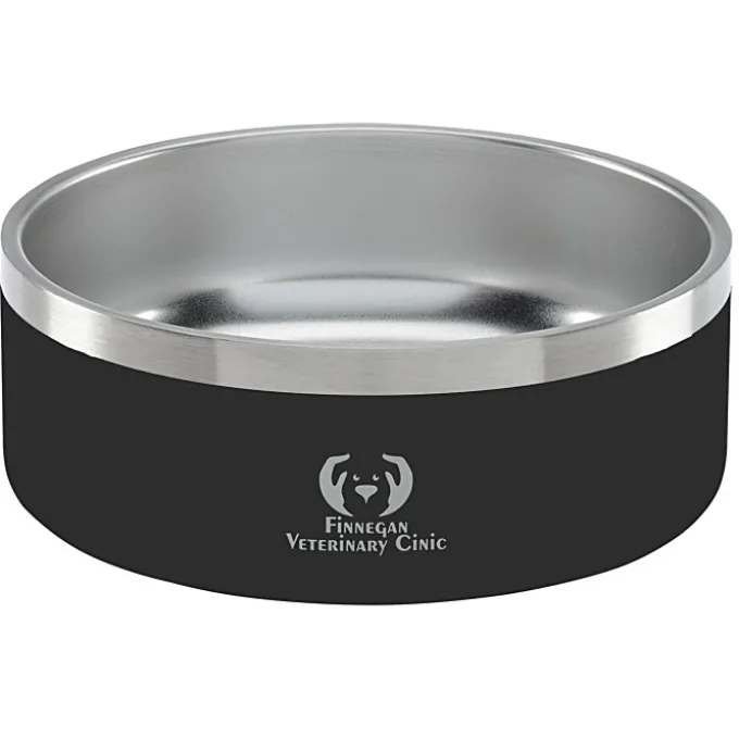 Color Accent Stainless Steel Pet Bowl