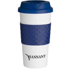 Color Banded Classic Coffee Cup - 16 oz.
