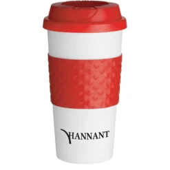 Color Banded Classic Coffee Cup - 16 oz.