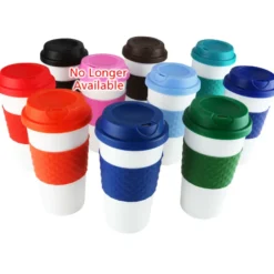 Color Banded Classic Coffee Cup - 16 oz.
