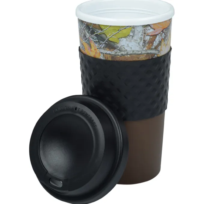 Color Banded Classic Coffee Cup - Camo - 16 oz.