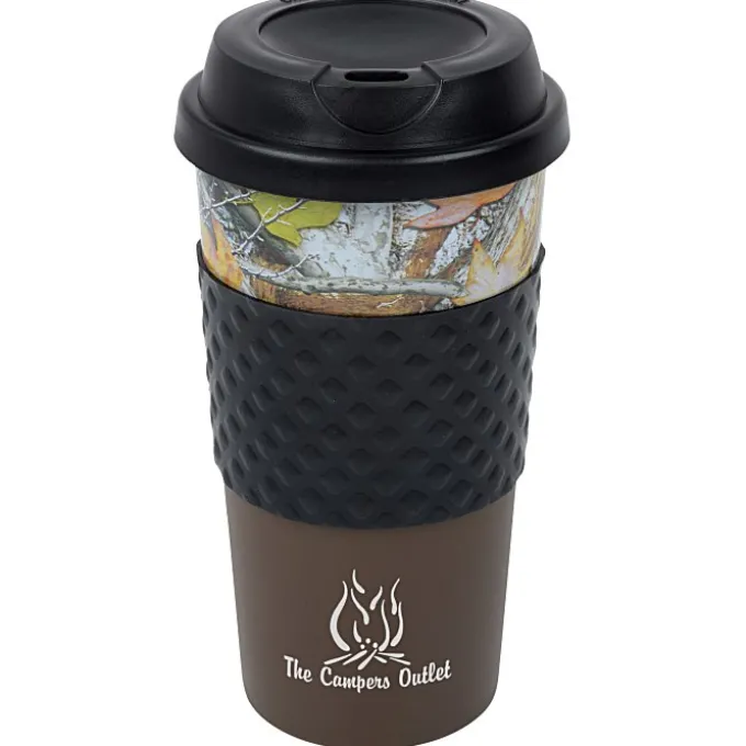 Color Banded Classic Coffee Cup - Camo - 16 oz.