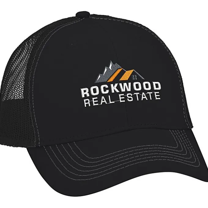 Colorblocked Twill Meshback Cap - 24 hr