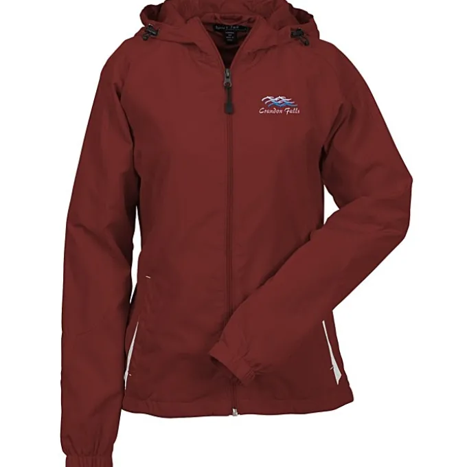 Colorblock Hooded Jacket - Ladies' - 24 hr