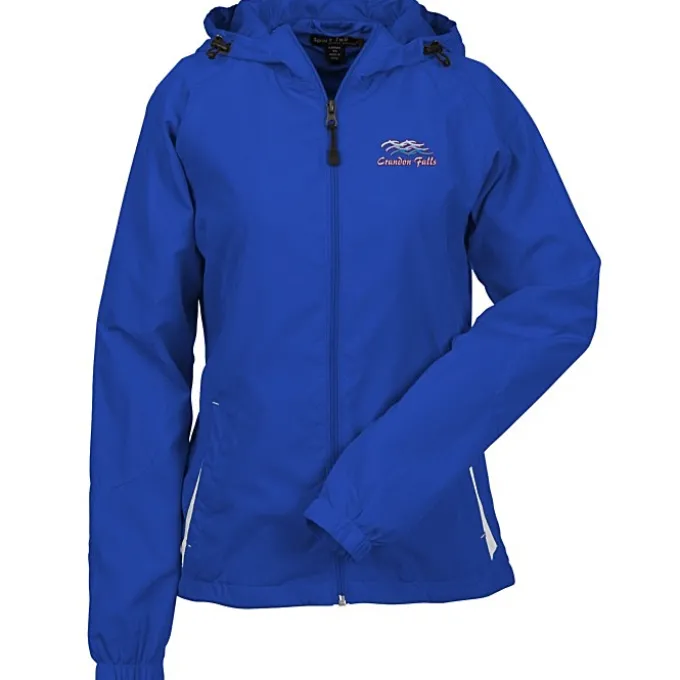 Colorblock Hooded Jacket - Ladies' - 24 hr