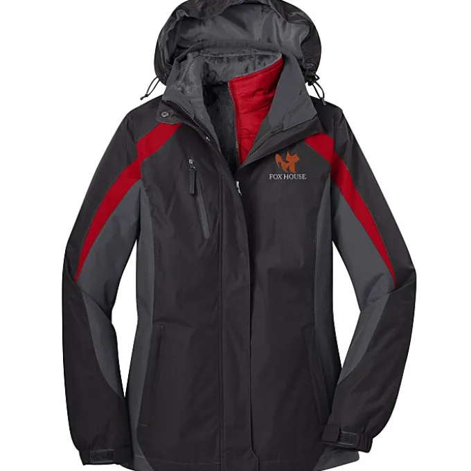 Colorblock 3-in-1 Jacket - Ladies' - 24 hr