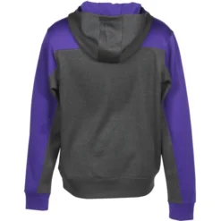 Colorblock Performance Heather Fleece 1/4-Zip Hoodie - Embroidered