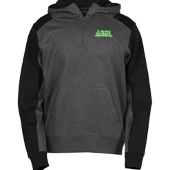 Colorblock Performance Heather Fleece 1/4-Zip Hoodie - Embroidered