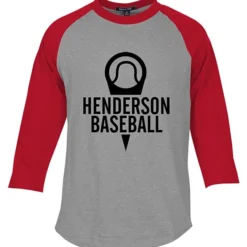 Colorblock 3/4 Sleeve Cotton Baseball T-Shirt
