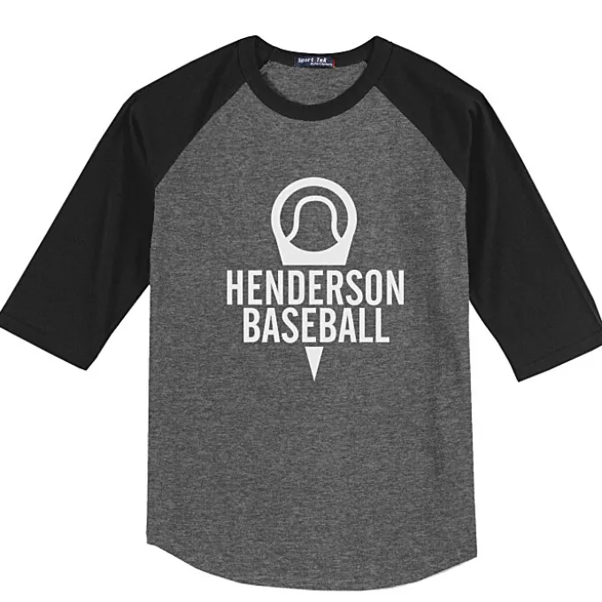 Colorblock 3/4 Sleeve Cotton Baseball T-Shirt