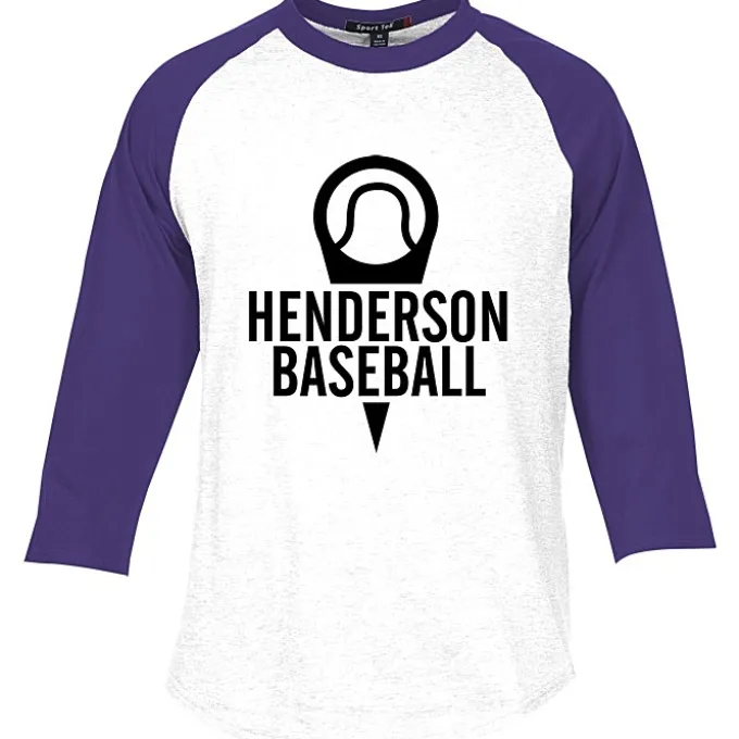 Colorblock 3/4 Sleeve Cotton Baseball T-Shirt