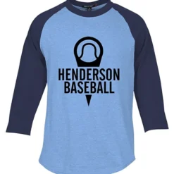 Colorblock 3/4 Sleeve Cotton Baseball T-Shirt