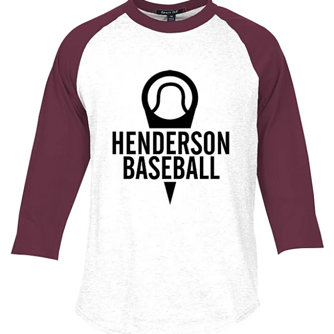 Colorblock 3/4 Sleeve Cotton Baseball T-Shirt