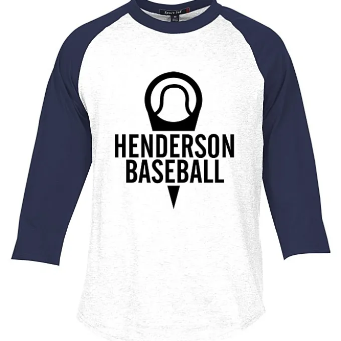 Colorblock 3/4 Sleeve Cotton Baseball T-Shirt