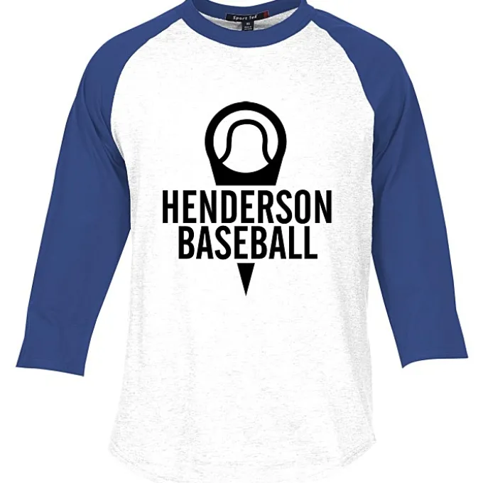 Colorblock 3/4 Sleeve Cotton Baseball T-Shirt