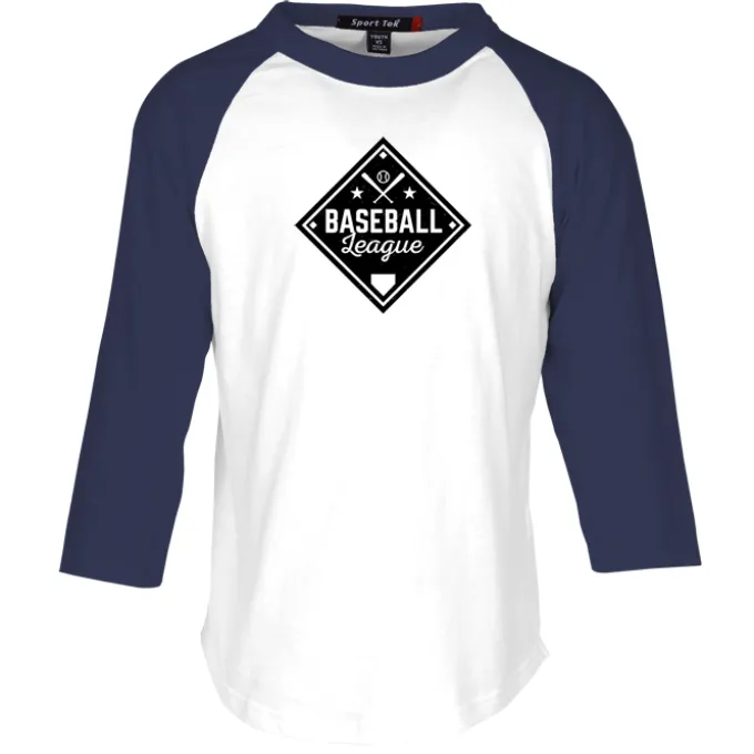 Colorblock 3/4 Sleeve Cotton Baseball T-Shirt - Youth