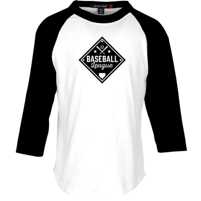 Colorblock 3/4 Sleeve Cotton Baseball T-Shirt - Youth