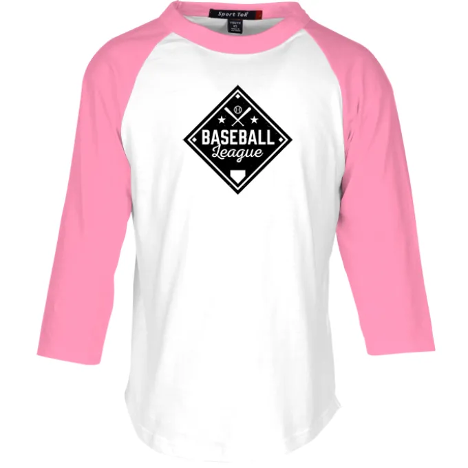 Colorblock 3/4 Sleeve Cotton Baseball T-Shirt - Youth