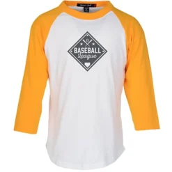 Colorblock 3/4 Sleeve Cotton Baseball T-Shirt - Youth