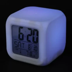 Color Changing LED Alarm Clock - 24 hr