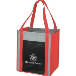 Color Combo Grocery Pocket Tote