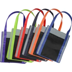 Color Combo Grocery Pocket Tote