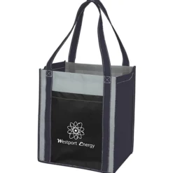 Color Combo Grocery Pocket Tote