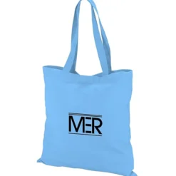 Colored Cotton Hook and Loop Closure Tote - 24 hr