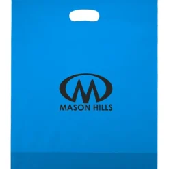 Colored Frosted Die-Cut Convention Bag - 18 inches x 15 inches