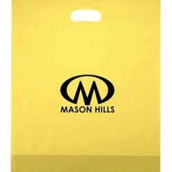 Colored Frosted Die-Cut Convention Bag - 18 inches x 15 inches