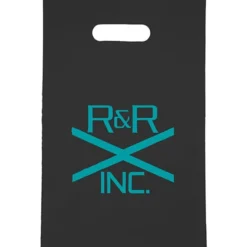Colored Frosted Die-Cut Convention Bag - 14 inches x 9-1/2 inches