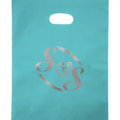 Colored Frosted Die-Cut Convention Bag - 15 inches x 12 inches - Foil