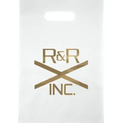 Colored Frosted Die-Cut Convention Bag - 14 inches x 9-1/2 inches - Foil