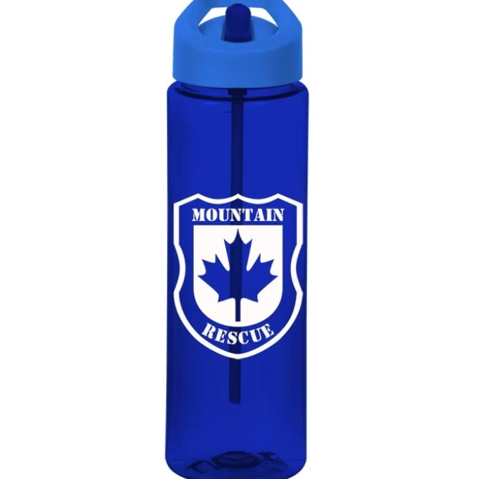 Colorful Bottle with Flip Straw Lid - 24 oz