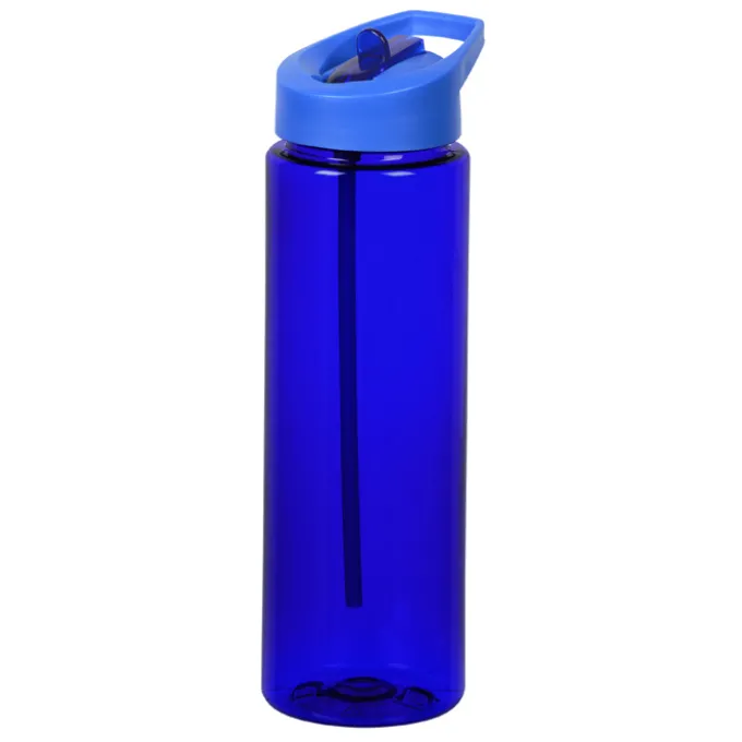 Colorful Bottle with Flip Straw Lid - 24 oz