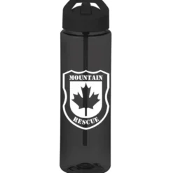 Colorful Bottle with Flip Straw Lid - 24 oz