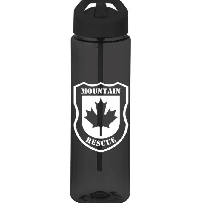 Colorful Bottle with Flip Straw Lid - 24 oz