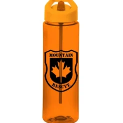 Colorful Bottle with Flip Straw Lid - 24 oz