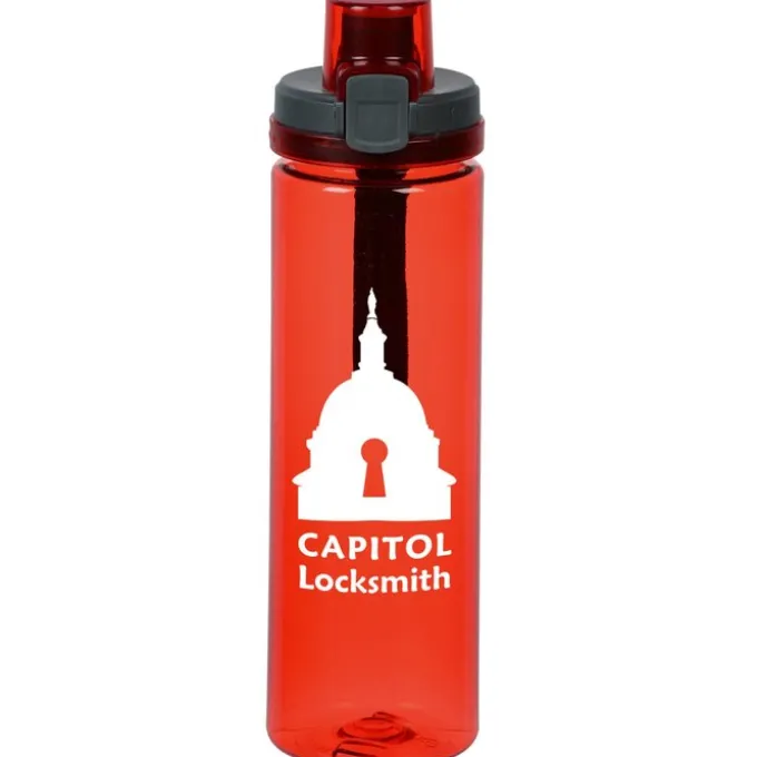 Colorful Bottle with Locking Lid - 24 oz