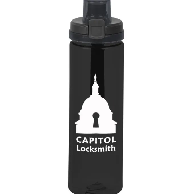 Colorful Bottle with Locking Lid - 24 oz