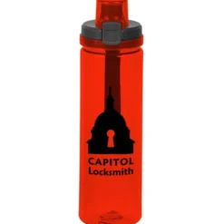 Colorful Bottle with Locking Lid - 24 oz