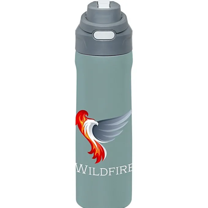 Colorful Pop Up Vacuum Bottle - 24 oz.