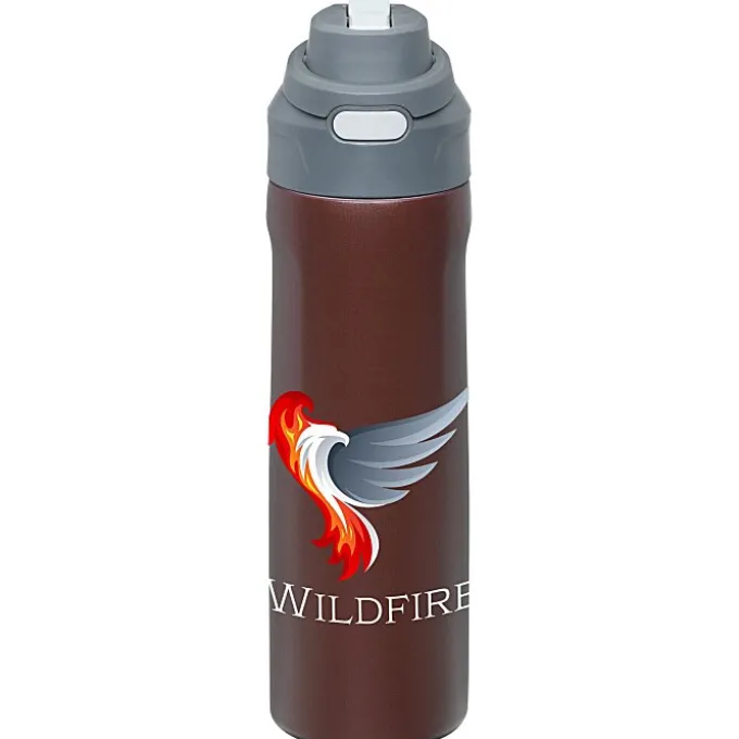 Colorful Pop Up Vacuum Bottle - 24 oz.