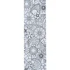 Coloring Bookmark - Floral