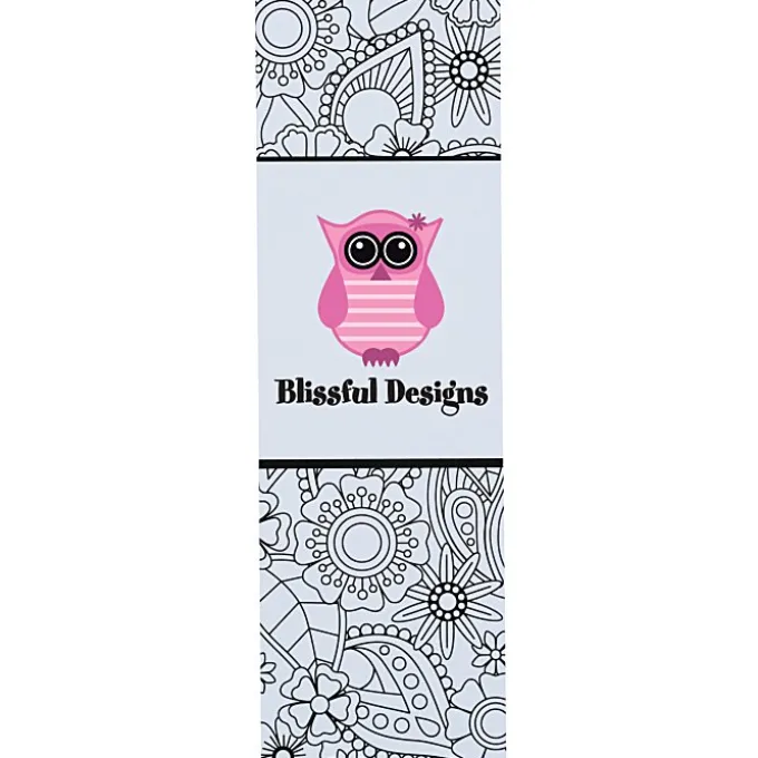 Coloring Bookmark - Floral