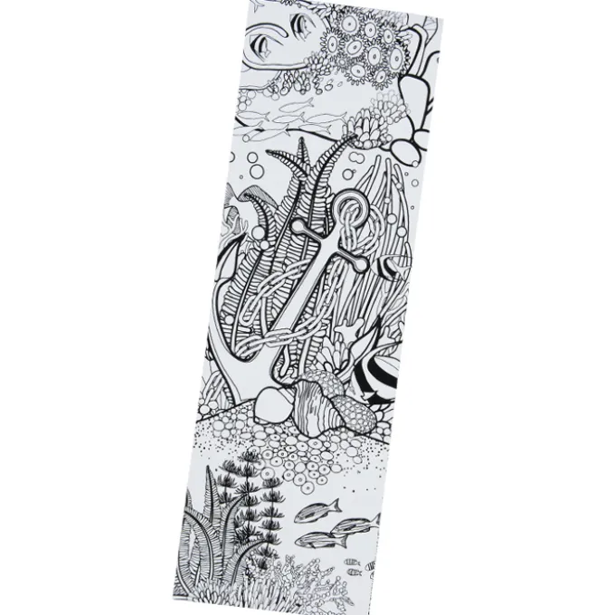 Coloring Bookmark - Oceans
