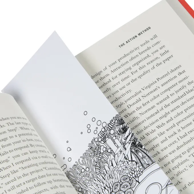 Coloring Bookmark - Oceans